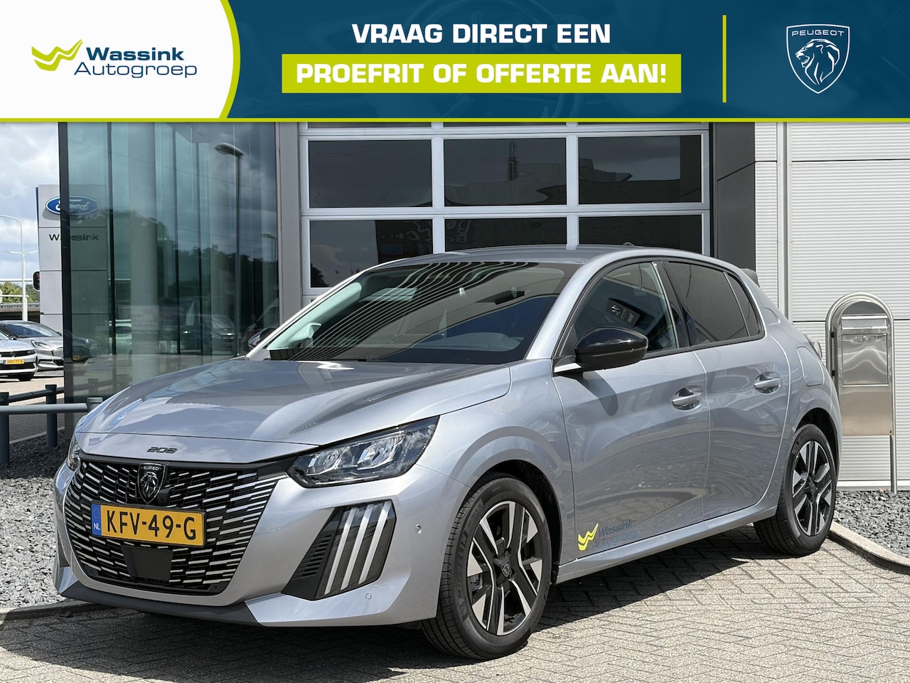 Peugeot 208 - 1.2 Hybrid 110 e-DCS6 Allure | Pack | Vision & Navigation Pack | - AutoWereld.nl