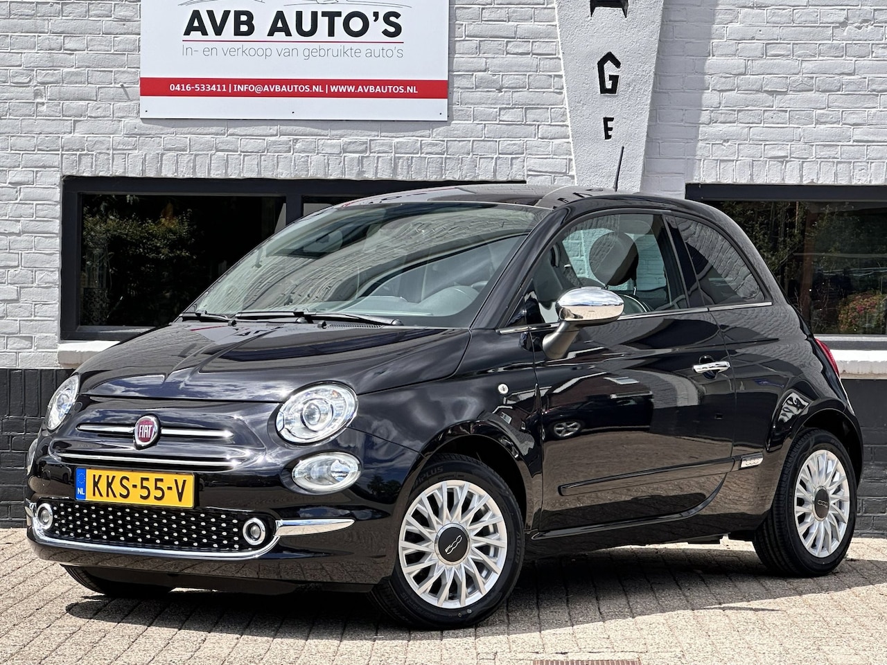 Fiat 500 - 1.2 Lounge Clima Navi Cruise Groot Scherm PDC Pano - AutoWereld.nl