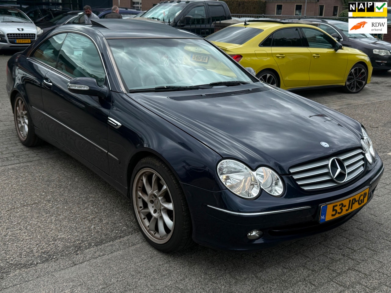 Mercedes-Benz CLK-klasse Coupé - 240 Elegance LEDER/DAKJE/LMVELGEN/ - AutoWereld.nl