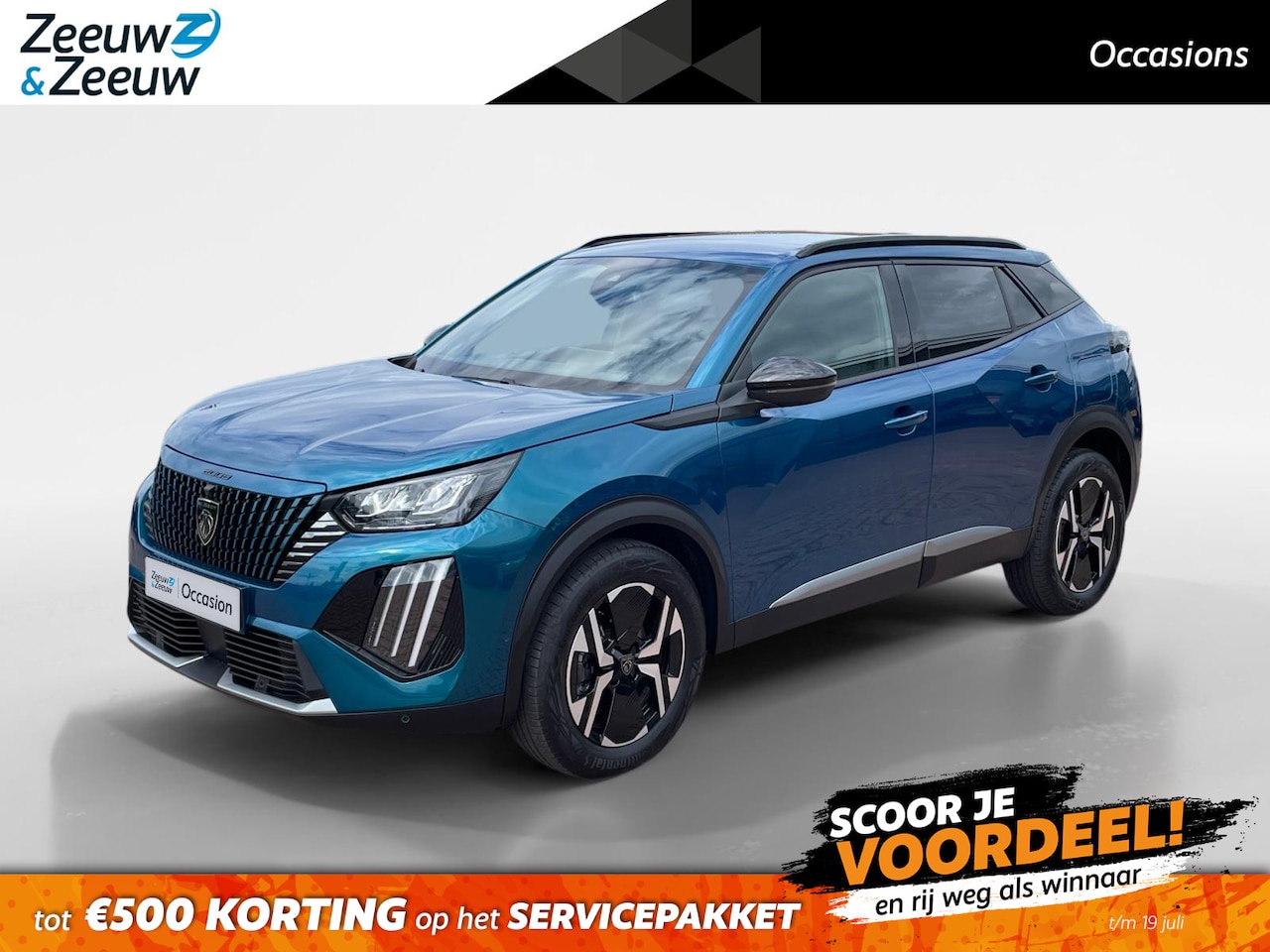 Peugeot 2008 - 1.2 Hybrid 145 Allure *Automaat*Navi+Camera*Climate Control*LM.Velgen*Parkeersensoren*Keyl - AutoWereld.nl