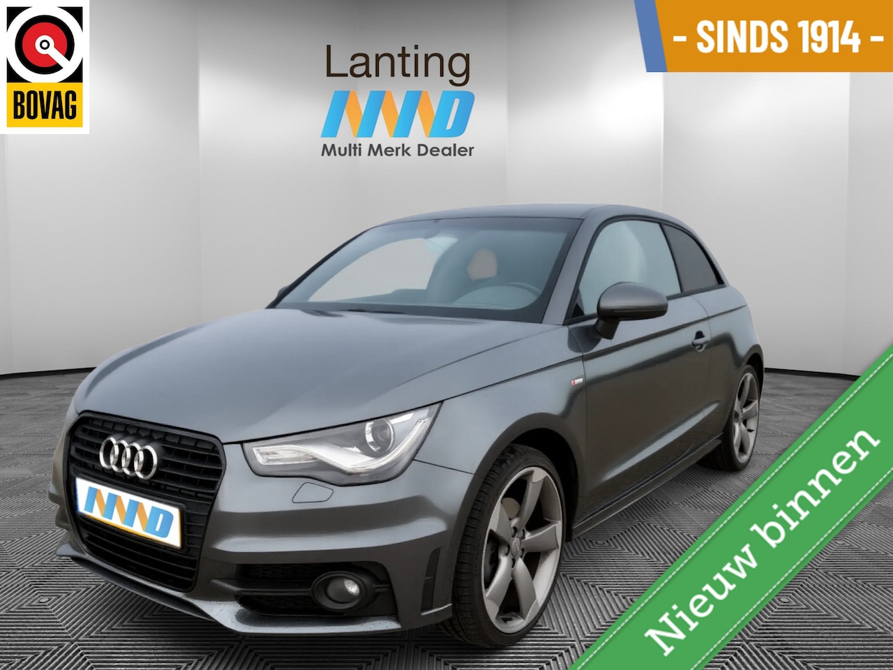 Audi A1 - 1.4 TFSI CoD Pro 2x S Line Daytona Grau-met. - AutoWereld.nl