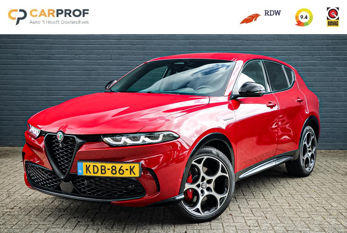 Alfa Romeo Tonale - 1.5T Hybrid Veloce H&K / 160 PK / LEDER / CARPLAY - AutoWereld.nl