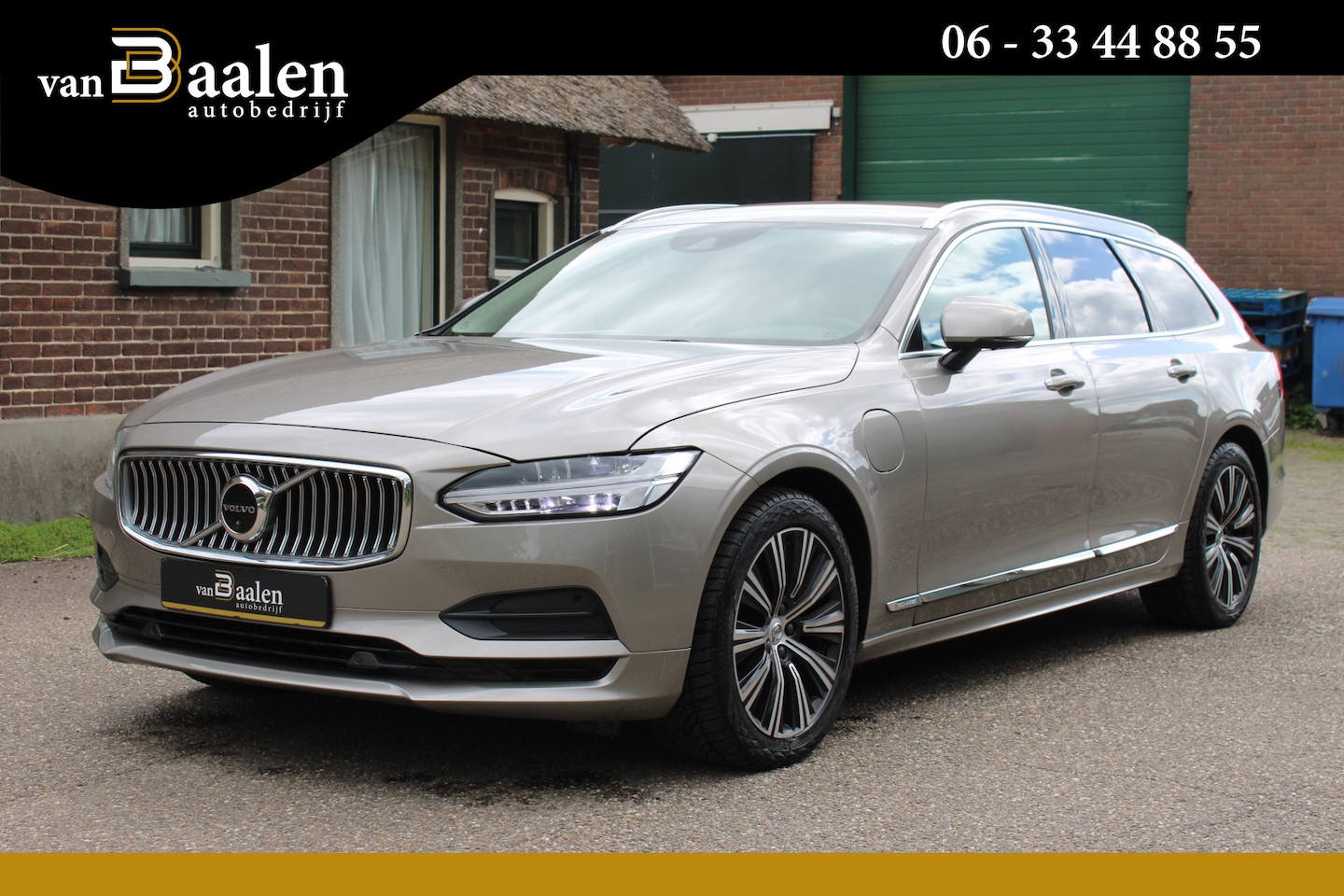 Volvo V90 - 2.0 T8 AWD Inscription HARMAN KARDON LEER NAVI LED STOELKOELING 86000KM!!! - AutoWereld.nl