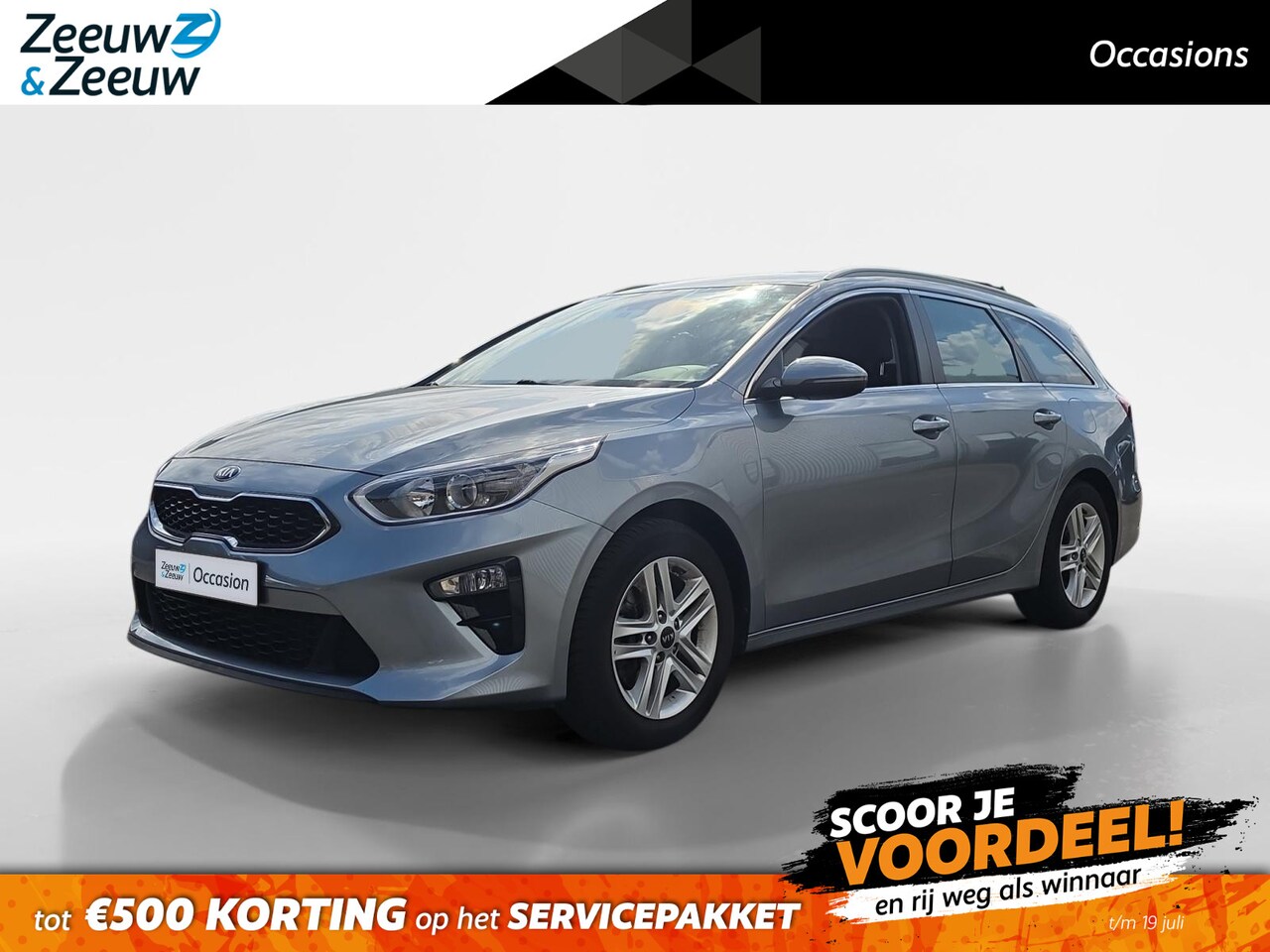 Kia Cee'd Sportswagon - Ceed 1.0 T-GDi DynamicLine | Climate control | Navigatie | Trekhaak | Parkeer camera achte - AutoWereld.nl