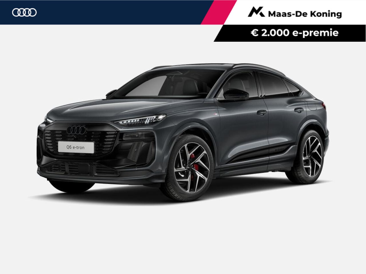 Audi Q6 Sportback e-tron - S edition performance 100 kWh 306 PK · Adaptieve luchtvering · Tech pro · Glazen panoramad - AutoWereld.nl