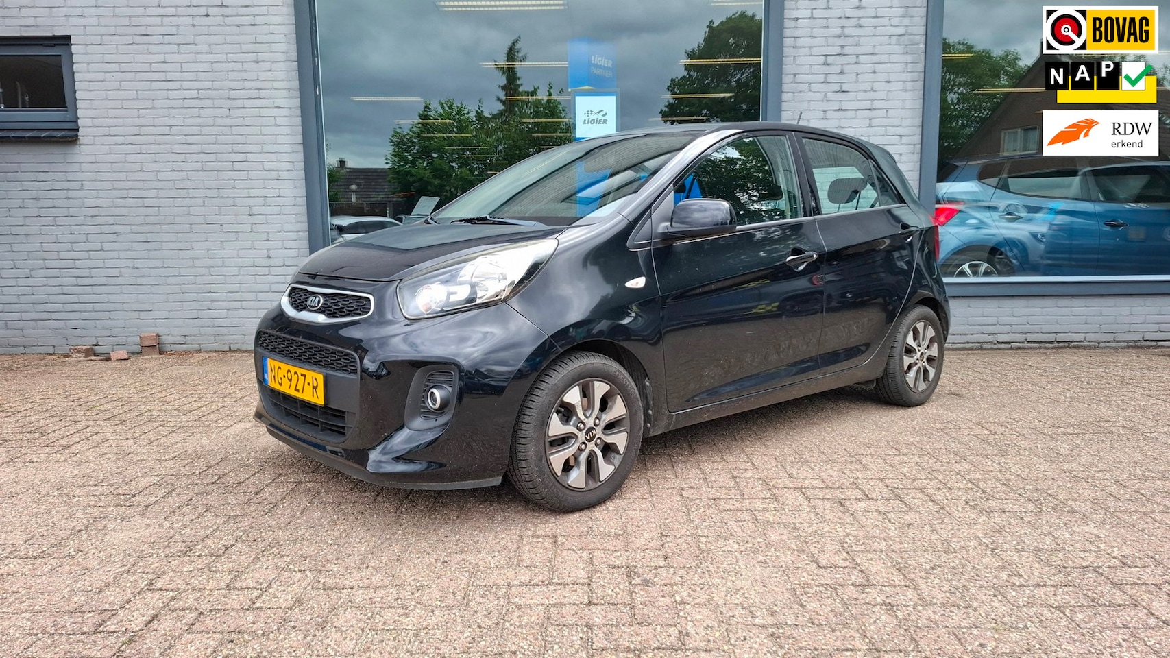 Kia Picanto - 1.0 CVVT EconomyPlusLine AIRCO+LICHT METAAL+NAP - AutoWereld.nl