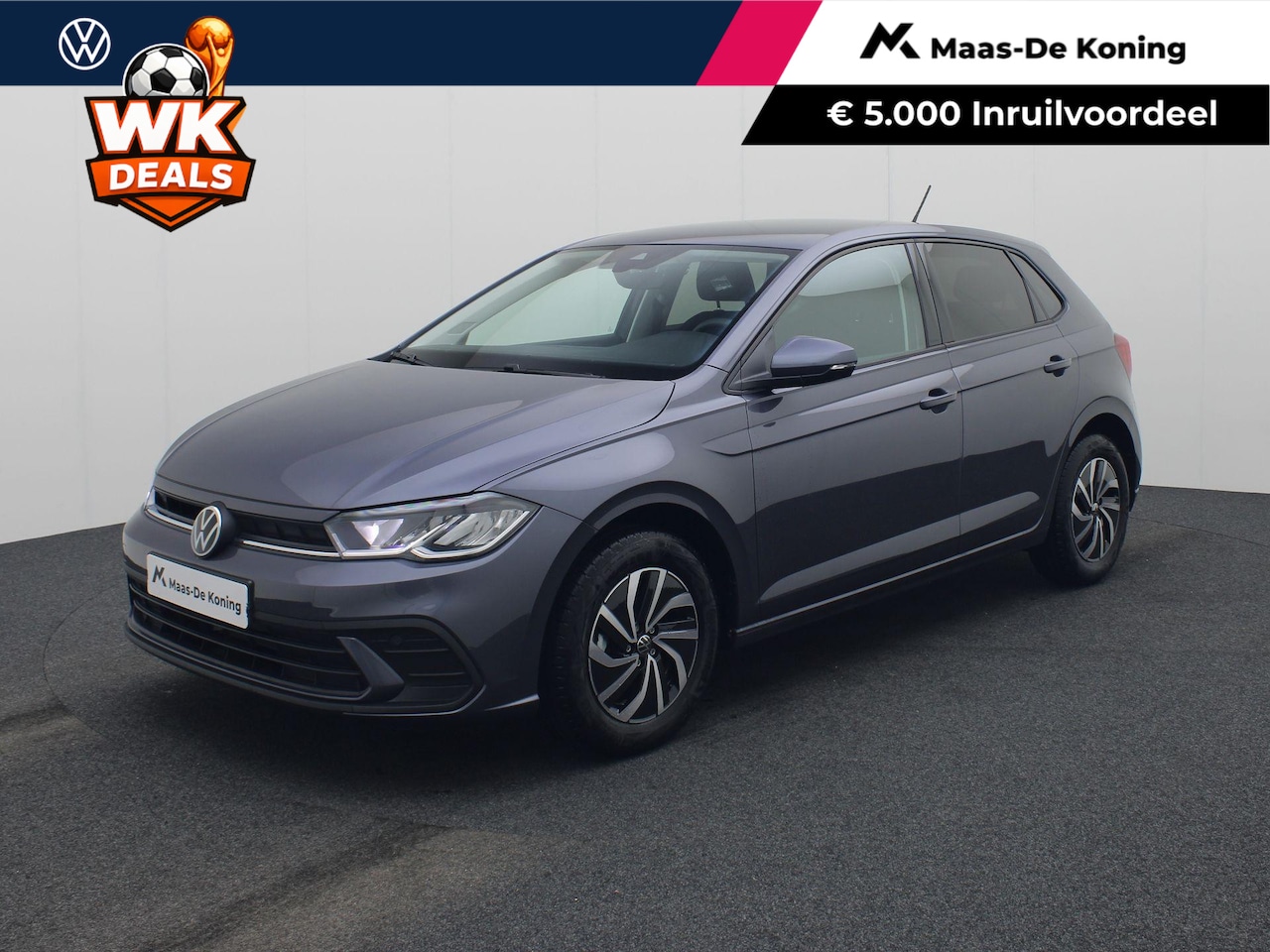 Volkswagen Polo - 1.0 TSI 95 pk Life Edition · Camera ·Apple/Android Car Play · P-Sensoren · 15'' Inch  · ME - AutoWereld.nl