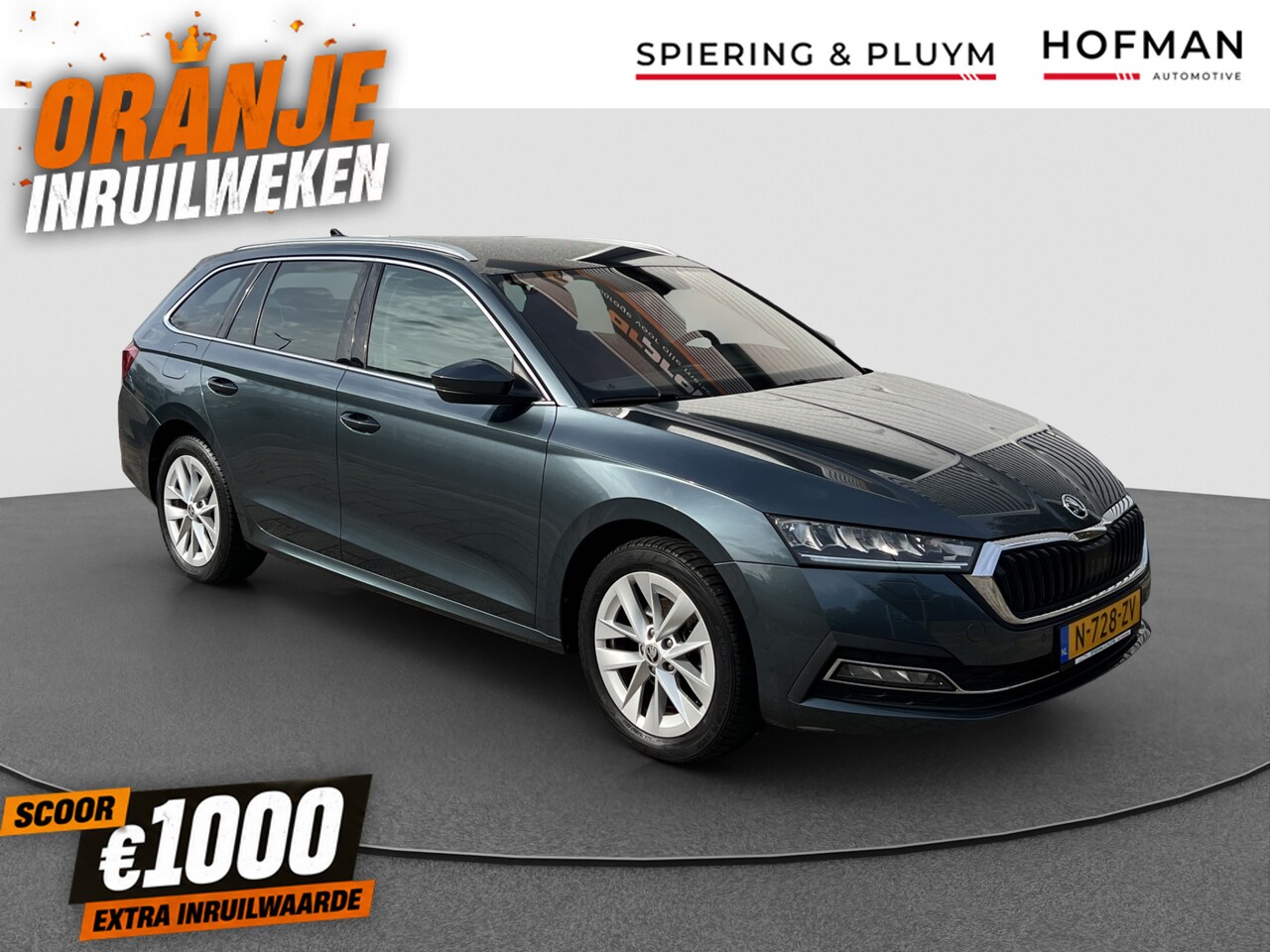 Skoda Octavia Combi - 1.5 e-TSI Business Edition Plus | Camera | Dodehoek | Elek achterklep | - AutoWereld.nl