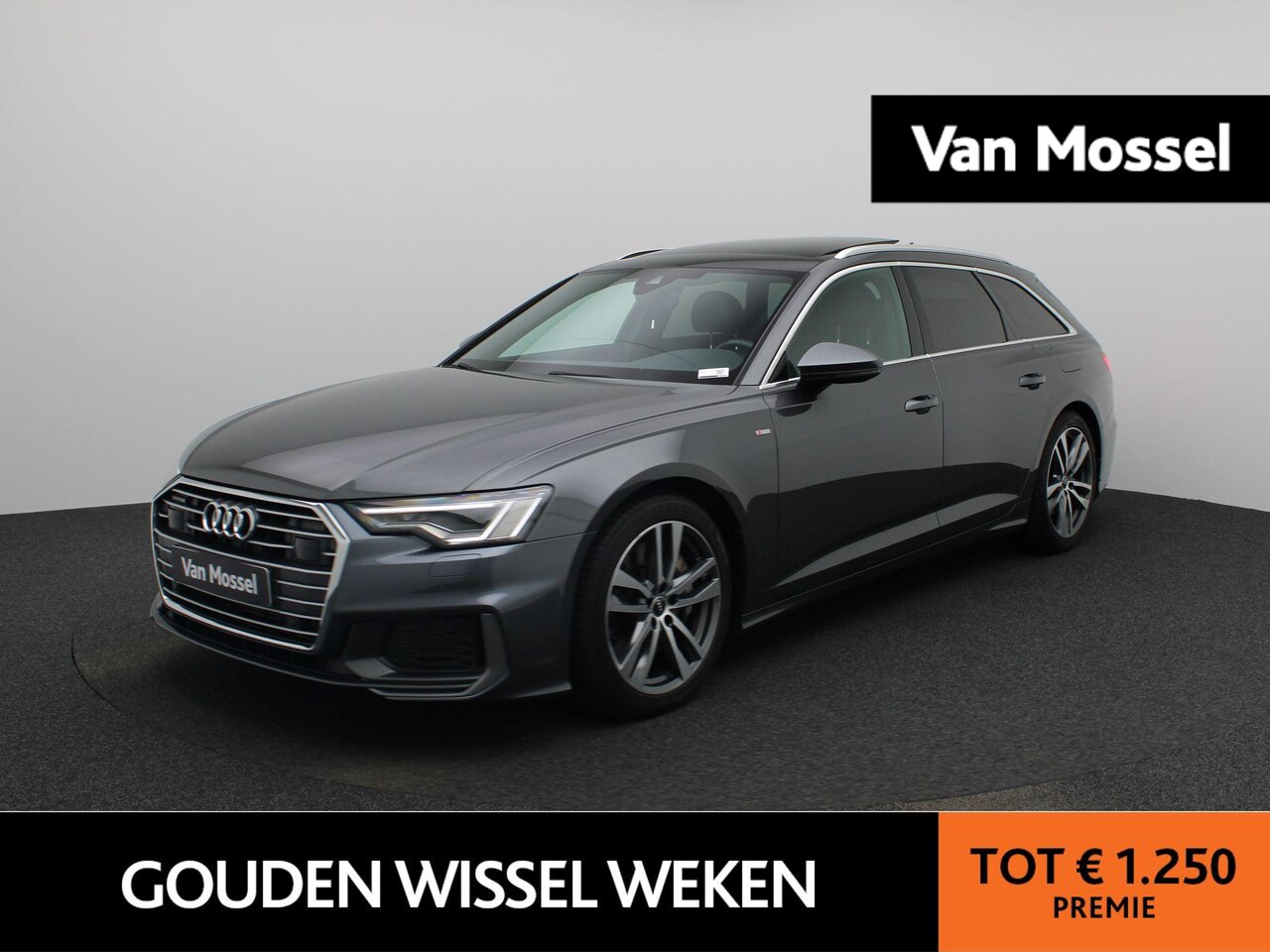 Audi A6 Avant - Advanced 50 TFSI e S tronic Quattro S-Line | Automaat | 300PK | 3X S-Line | Panoramadak | - AutoWereld.nl