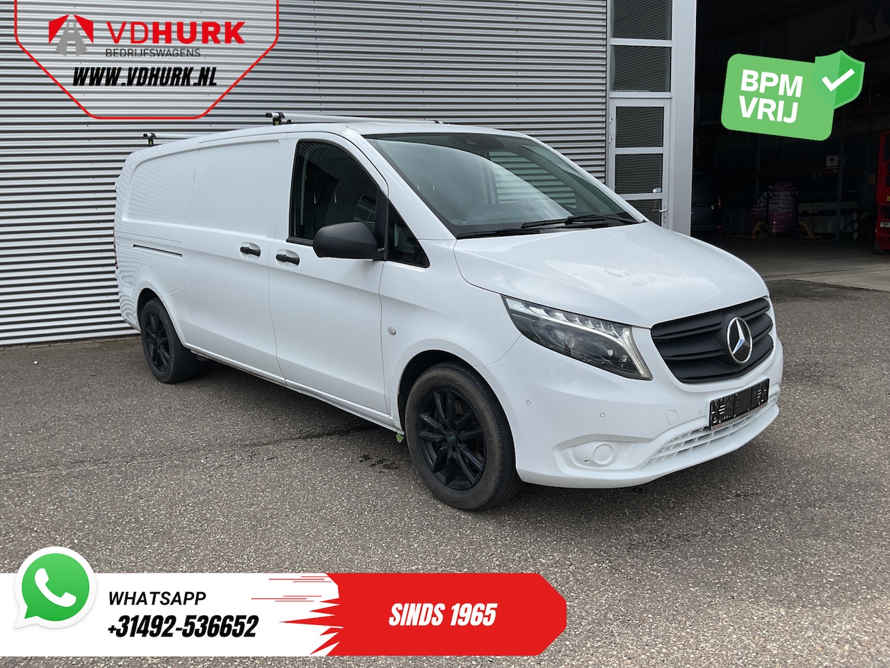 Mercedes-Benz Vito - 119 CDI Aut. L3 LED/ Carplay/ Stoelverw./ Standkachel/ Navi/ Cruise/ Camera/ Airco/ 17”LMV - AutoWereld.nl