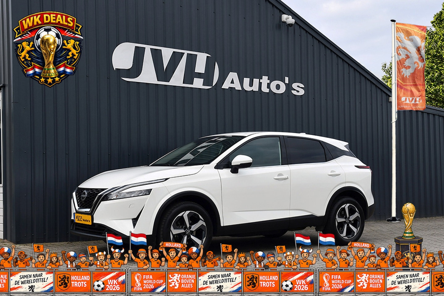 Nissan Qashqai - 1.3 MHEV N-Connecta 03-2024 | BTW | Virtual CP | Cam360 | Navi - AutoWereld.nl