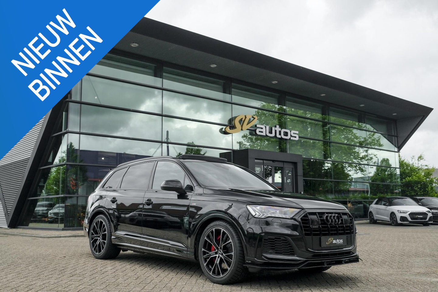 Audi Q7 - 60 TFSIe 455pk Competition Panoramadak RS-stoelen Trekhaak *SOH 87%* Laser led Softclose N - AutoWereld.nl