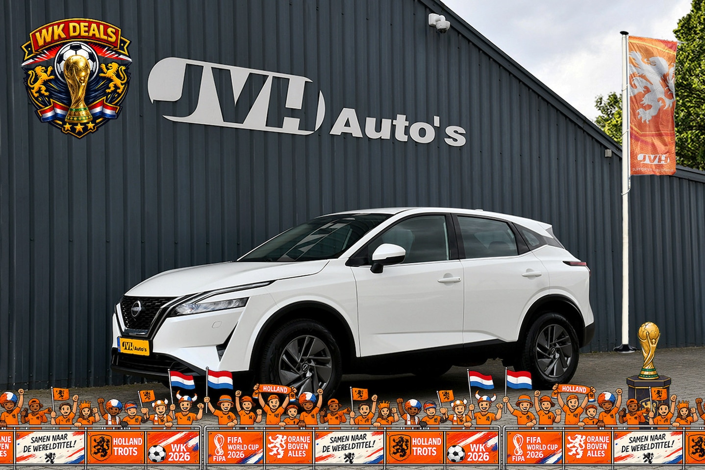 Nissan Qashqai - 1.3 MHEV Acenta 12-2023 | BTW | Keyless | Cam | AppleCarPlay | 17" - AutoWereld.nl