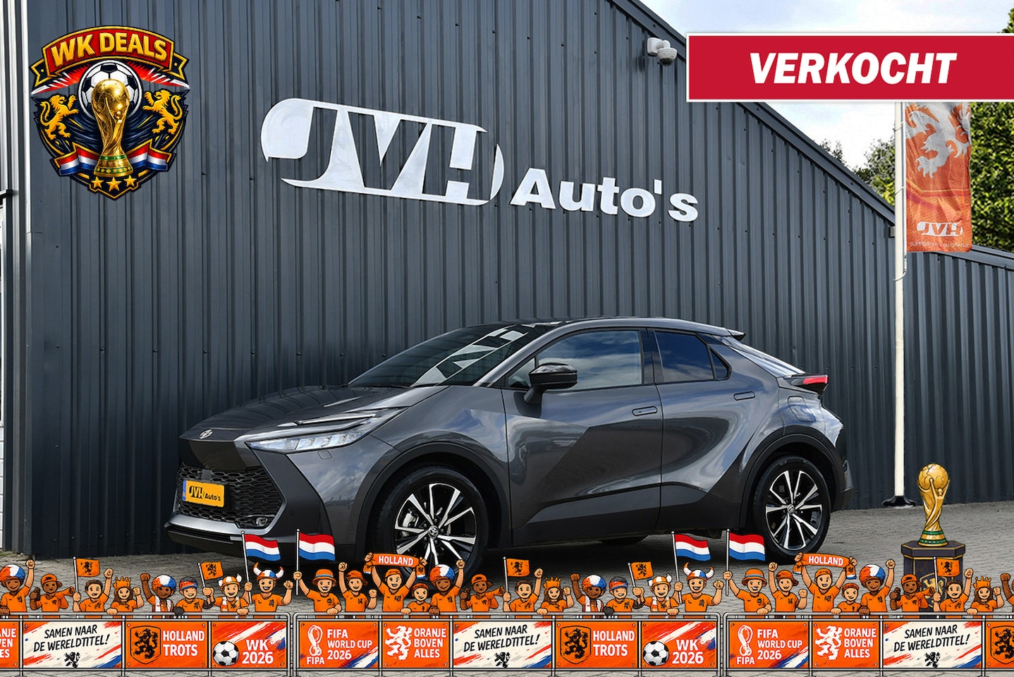 Toyota C-HR - 1.8 Hybrid 140 Dynamic 03-2025 (NwModel) | BTW | XXL Navi | PDC | PRG | 18 inch - AutoWereld.nl