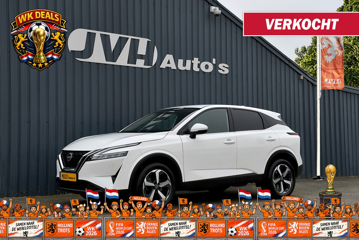 Nissan Qashqai - 1.3 MHEV N-Connecta 06-2023 | BTW | Virtual CP | Cam360 | Navi - AutoWereld.nl