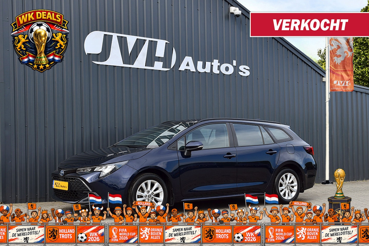 Toyota Corolla Touring Sports - 1.8 Hybrid AUT 04-2024 | Virtual CP | Adapt.cc | Cam | TH - AutoWereld.nl
