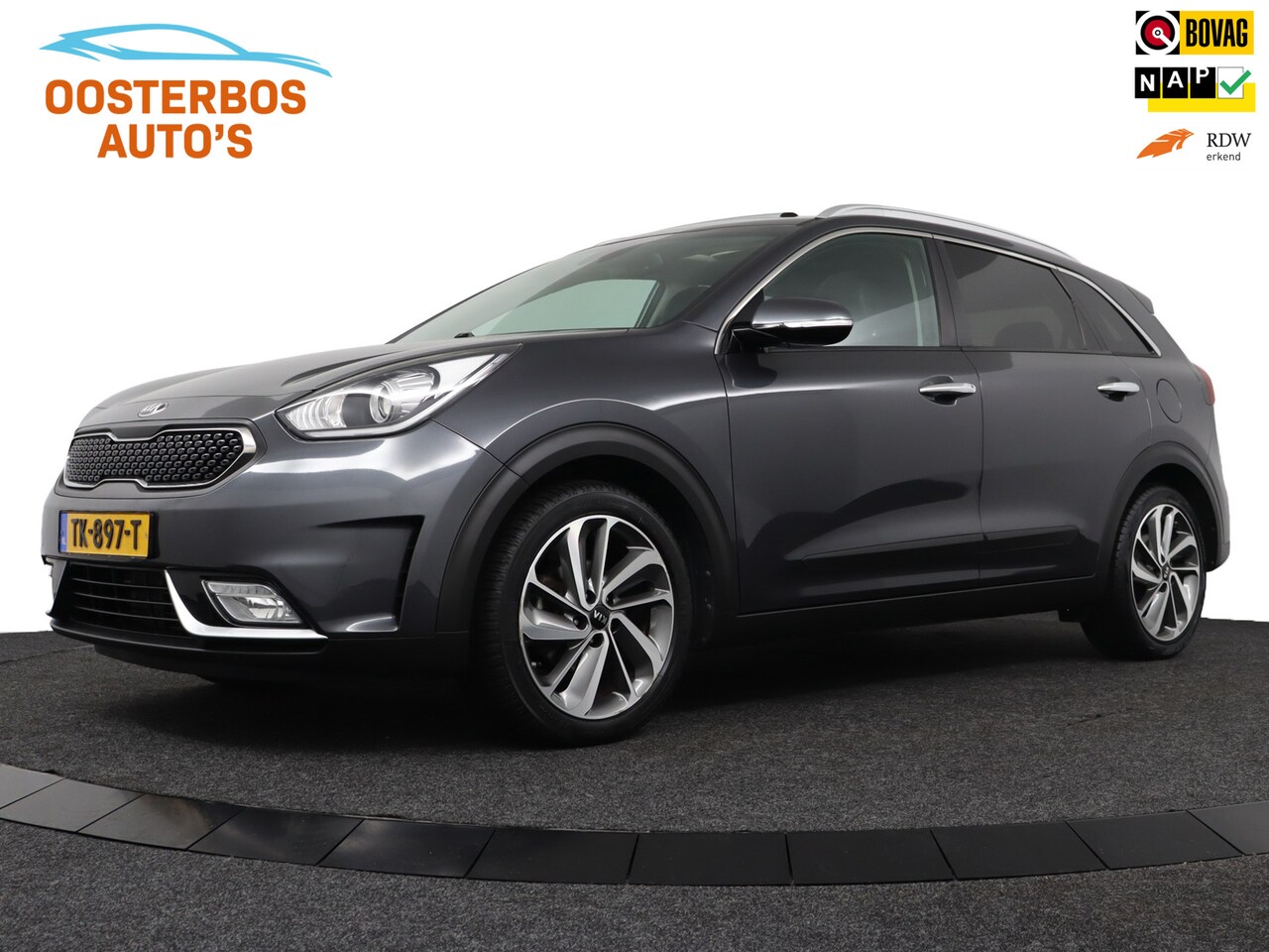 Kia Niro - 1.6 GDi Hybrid DynamicPlusLine S/K-dak/Camera/1e eigenaar - AutoWereld.nl