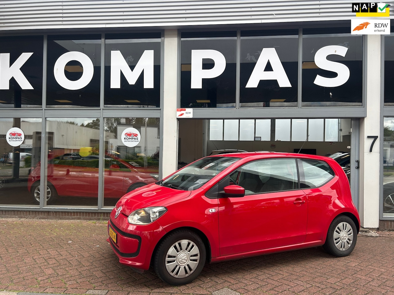 Volkswagen Up! - 1.0 move up! BlueMotion|ORG.NL|NAP|Nw.Apk|EL.RAMEN|S&S|Vol.Onderhoud| - AutoWereld.nl