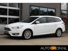 Ford Focus Wagon - 1.0 Ecoboost 125 Pk Titanium Edition HalfLeder Stuurverwarming Nieuwe Distributieriem