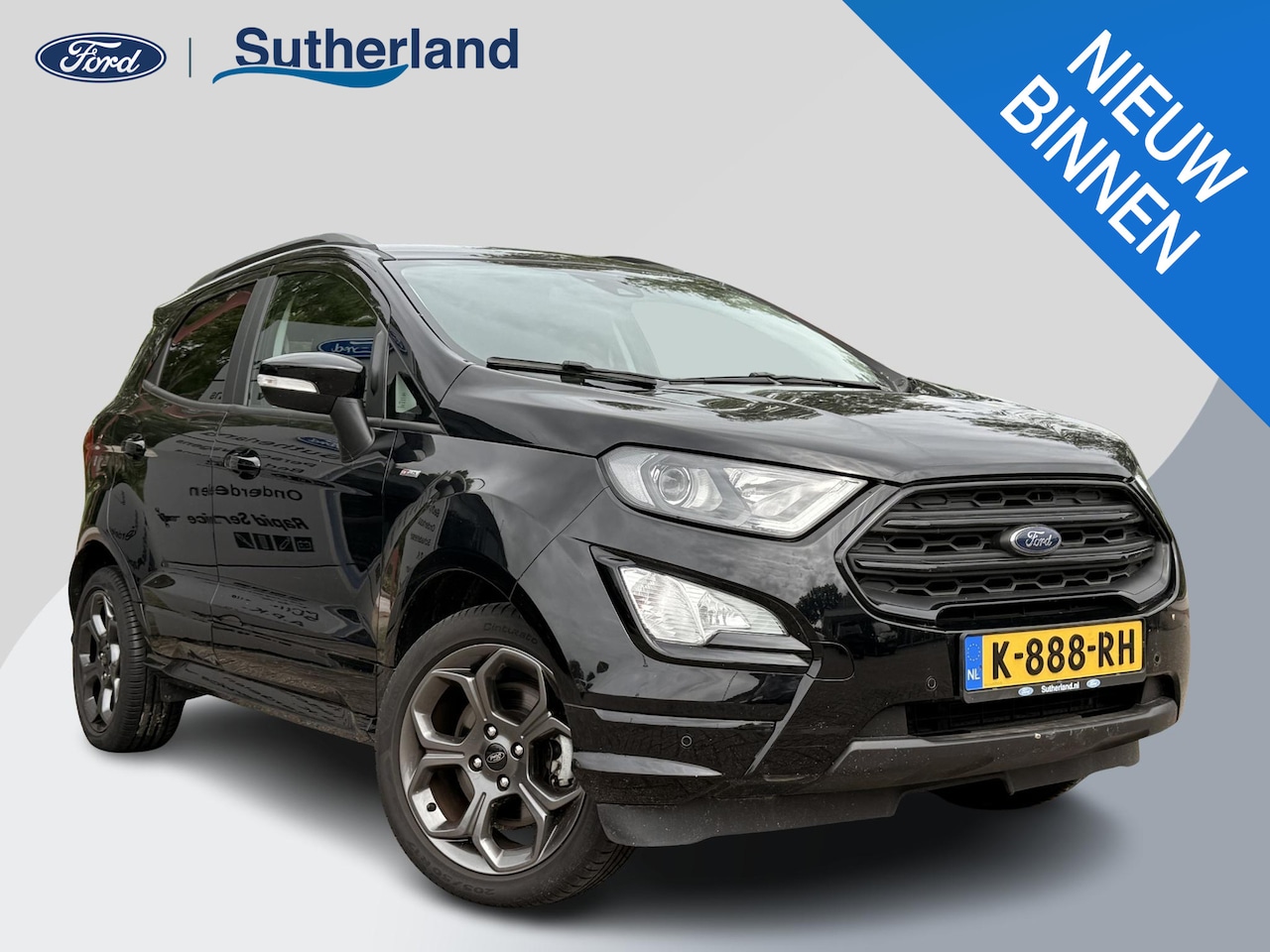 Ford EcoSport - 1.0 EcoBoost ST-Line Black 125pk Achteruitrijcamera | Winterpack | Lage km stand! | Naviga - AutoWereld.nl