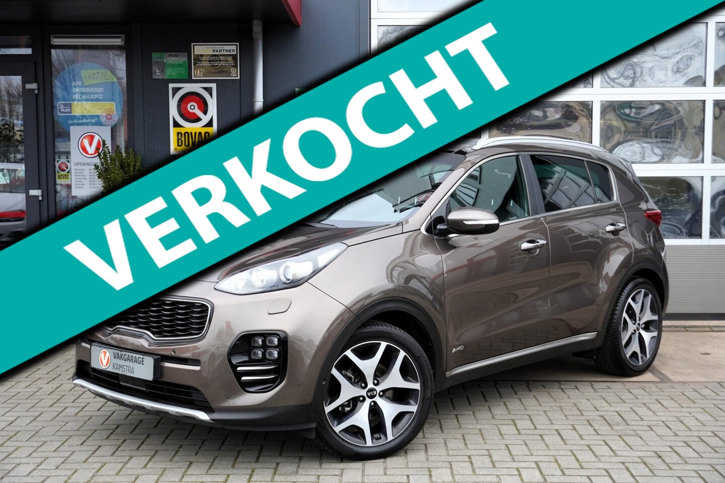 Kia Sportage - 1.6 T-GDI 177PK 4WD GT-Line F.E. Pano/Leder/DAB - AutoWereld.nl