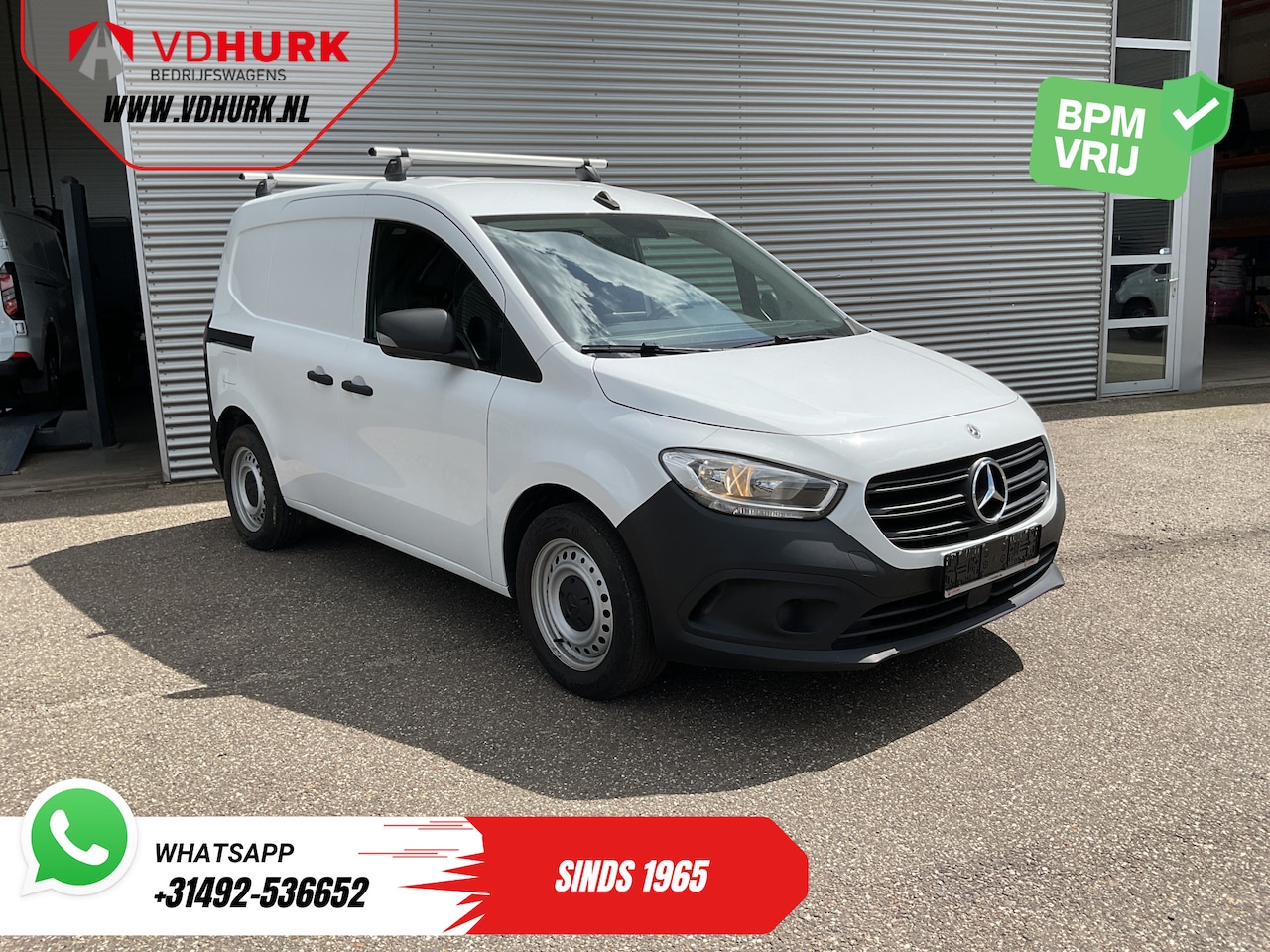 Mercedes-Benz Citan - 110 CDI Aut. 3Pers./ Carplay/ Stoelverw./ Camera/ Cruise/ Dakdragers/ Trekhaak - AutoWereld.nl
