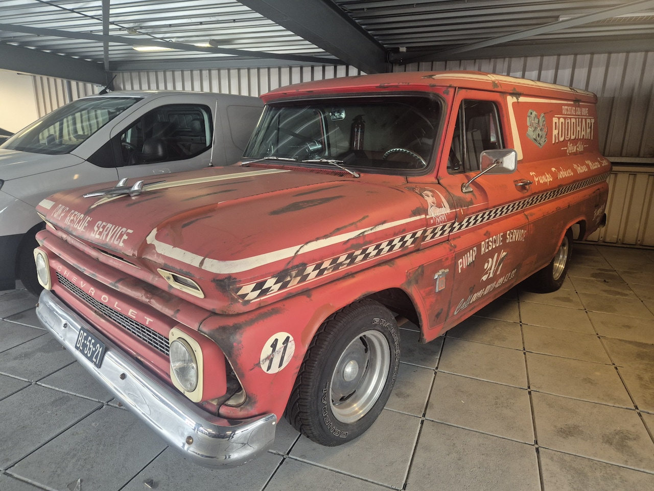 Chevrolet C10 - PANEL VAN 1964 zeer goede staat - AutoWereld.nl