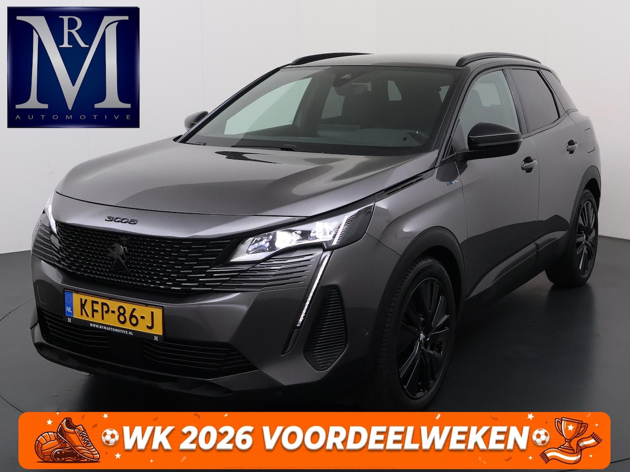 Peugeot 3008 - 1.6 HYbrid 225 GT Pack Business VAN: 25.900,- VOOR: 22.877,- UW WKVOORDEEL: 3.023,- | BLAC - AutoWereld.nl