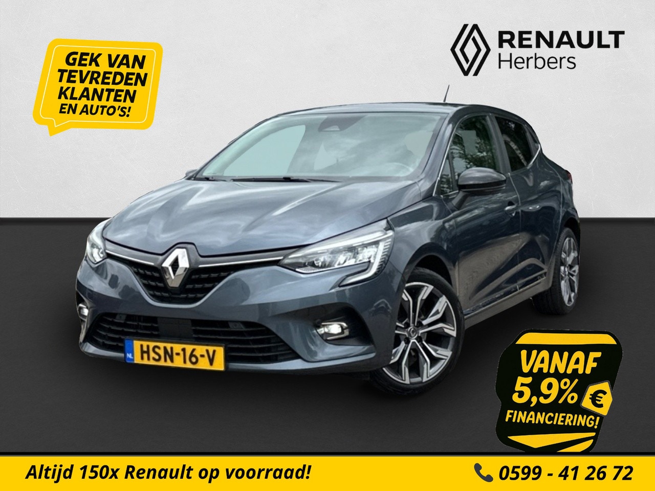 Renault Clio - 1.0 TCe Intens CAMERA / 17 INCH / PDC / NAVI - AutoWereld.nl