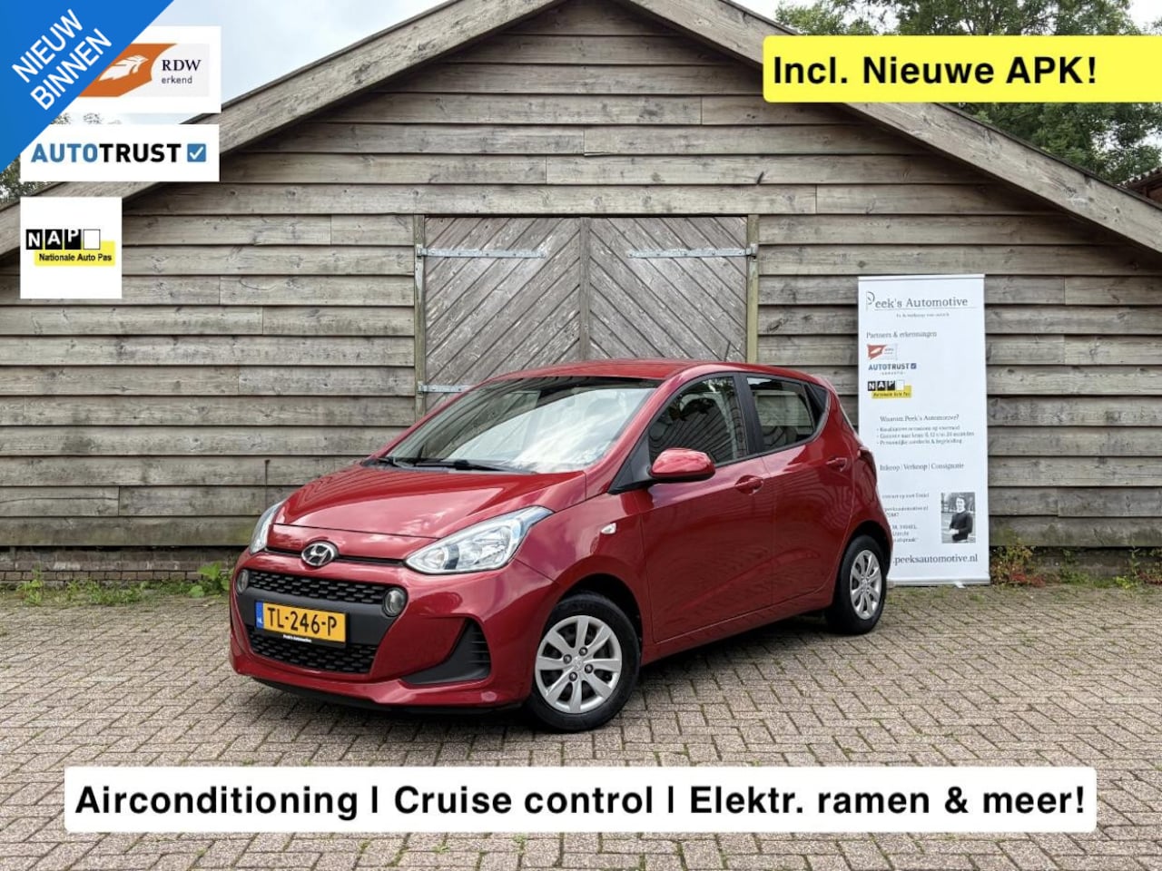 Hyundai i10 - 1.0i Comfort | Airco | Cruise control | Elektrische ramen | Elektrisch verstelbare spiegel - AutoWereld.nl