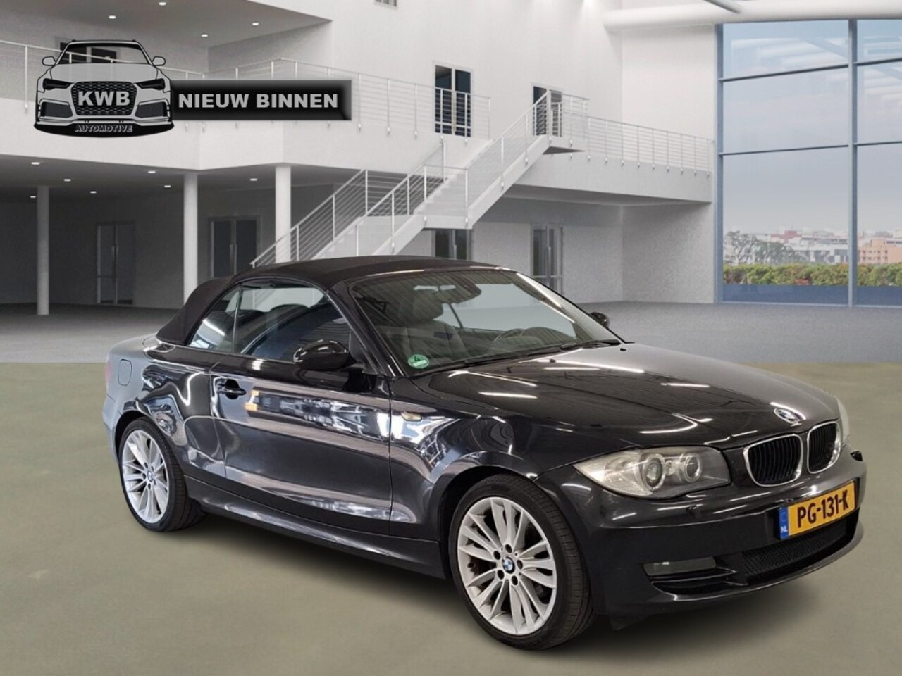 BMW 1-serie Cabrio - 120d High Executive Leer Xenon Navi - AutoWereld.nl