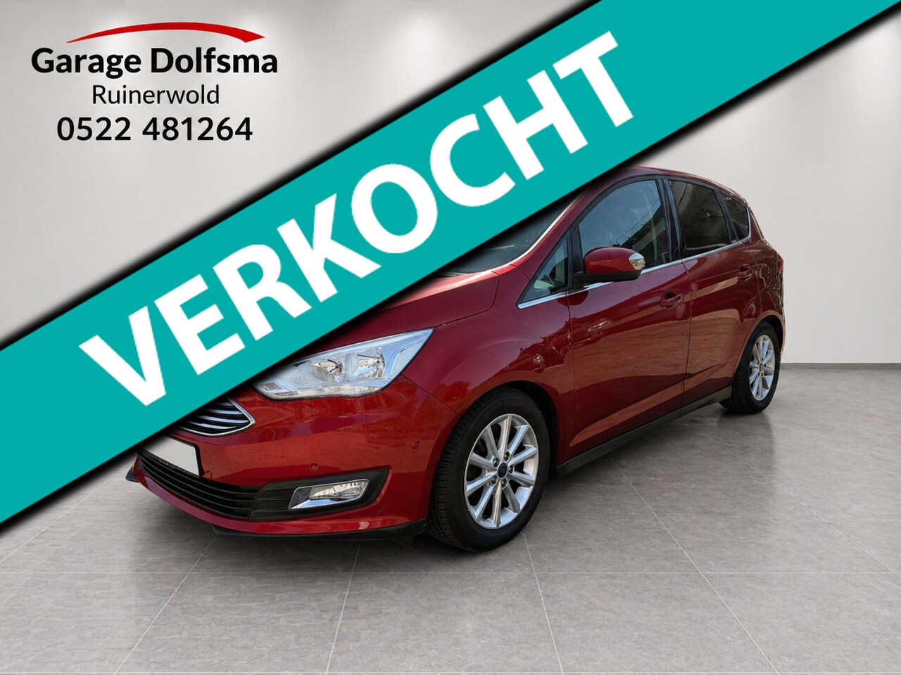 Ford C-Max - 1.0 Titanium-Navi-Trekhaak-Winter pakket- - AutoWereld.nl