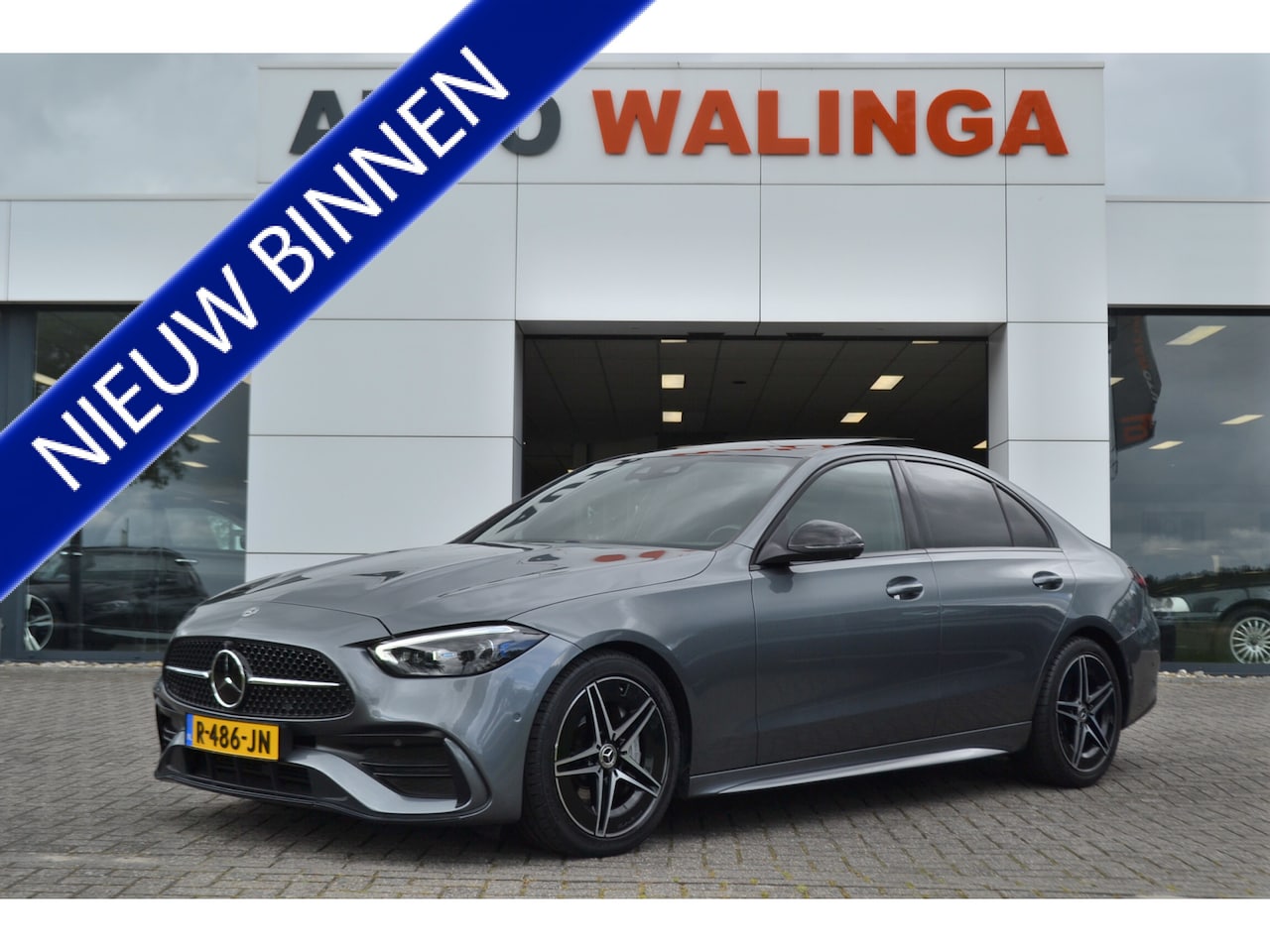Mercedes-Benz C-klasse - 300 AMG | Panoramadak | Dig Led Kopl | Burmester | 360 Camera | Night-pakket - AutoWereld.nl