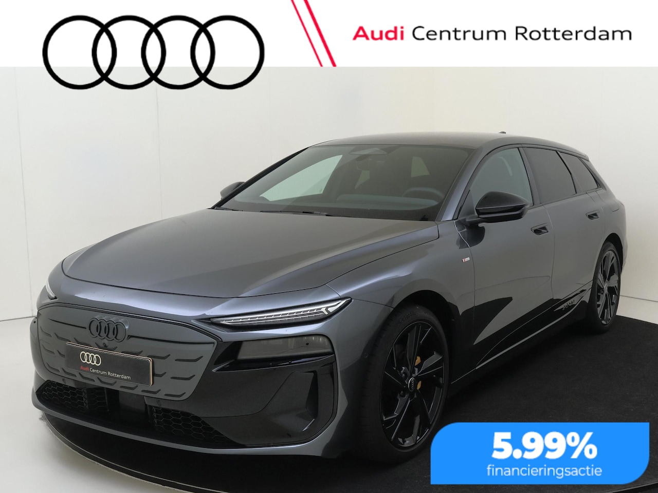 Audi A6 Avant e-tron - S edition 83 kWh | Lederen bekleding | Winterpakket | 21 inch LM velgen | Bijrijdersbeelds - AutoWereld.nl