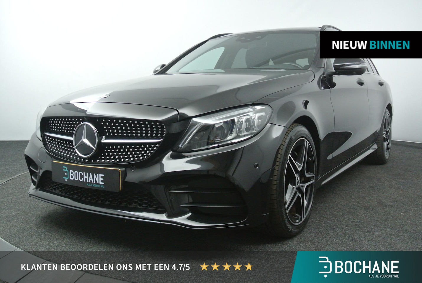 Mercedes-Benz C-klasse Estate - 180 Business Solution AMG | Panoramadak | Trekhaak | 360 Camera | - AutoWereld.nl