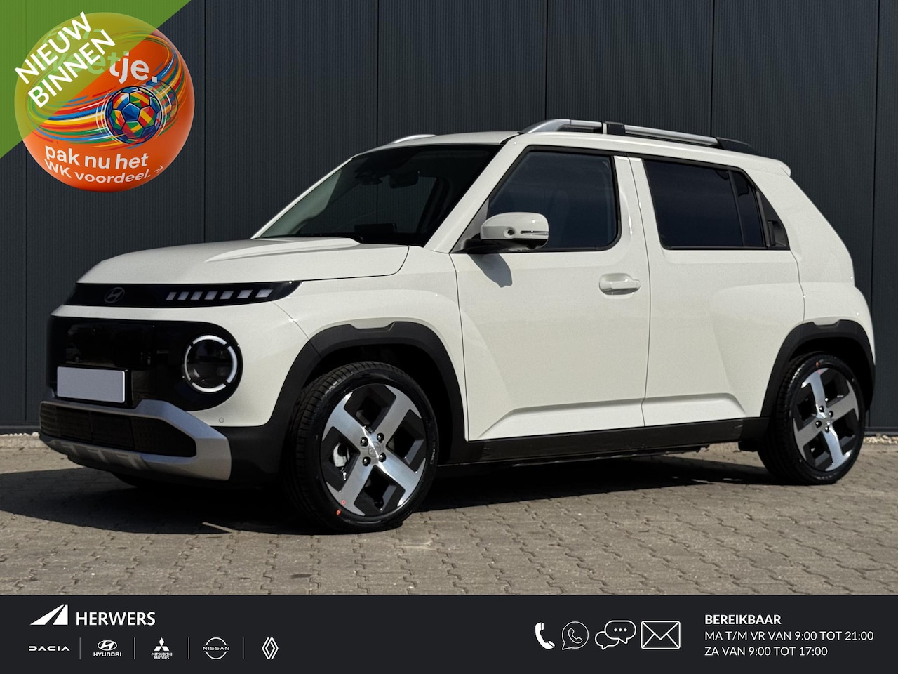 Hyundai Inster - Evolve 49 kWh / €3000,- Voordeel / Snel Leverbaar / Adaptive Cruise / Keyless / Navigatie - AutoWereld.nl