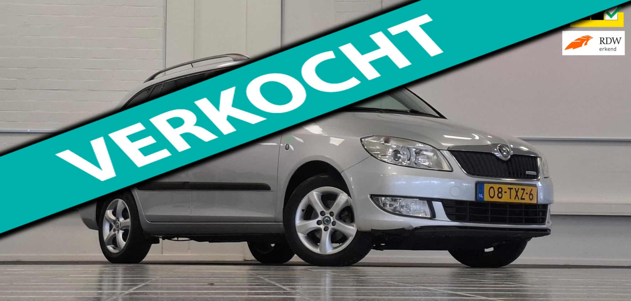 Skoda Fabia Combi - 1.2 TDI Businessline Lerenbekleding Navi PDC Trekhaak - AutoWereld.nl