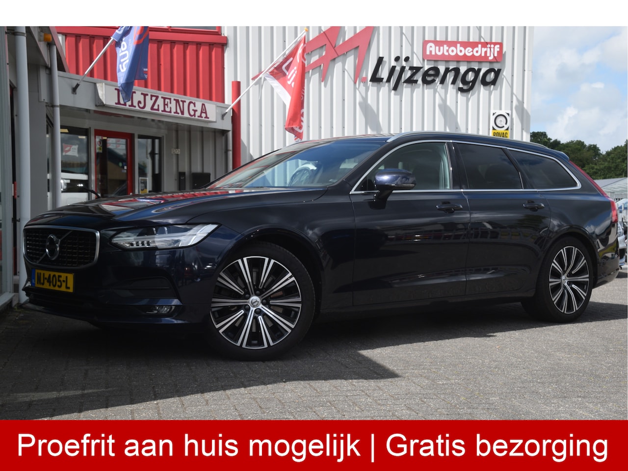 Volvo V90 - 2.0 T5 Momentum Stoelverwarming | lederen bekleding | climate control | Led - AutoWereld.nl