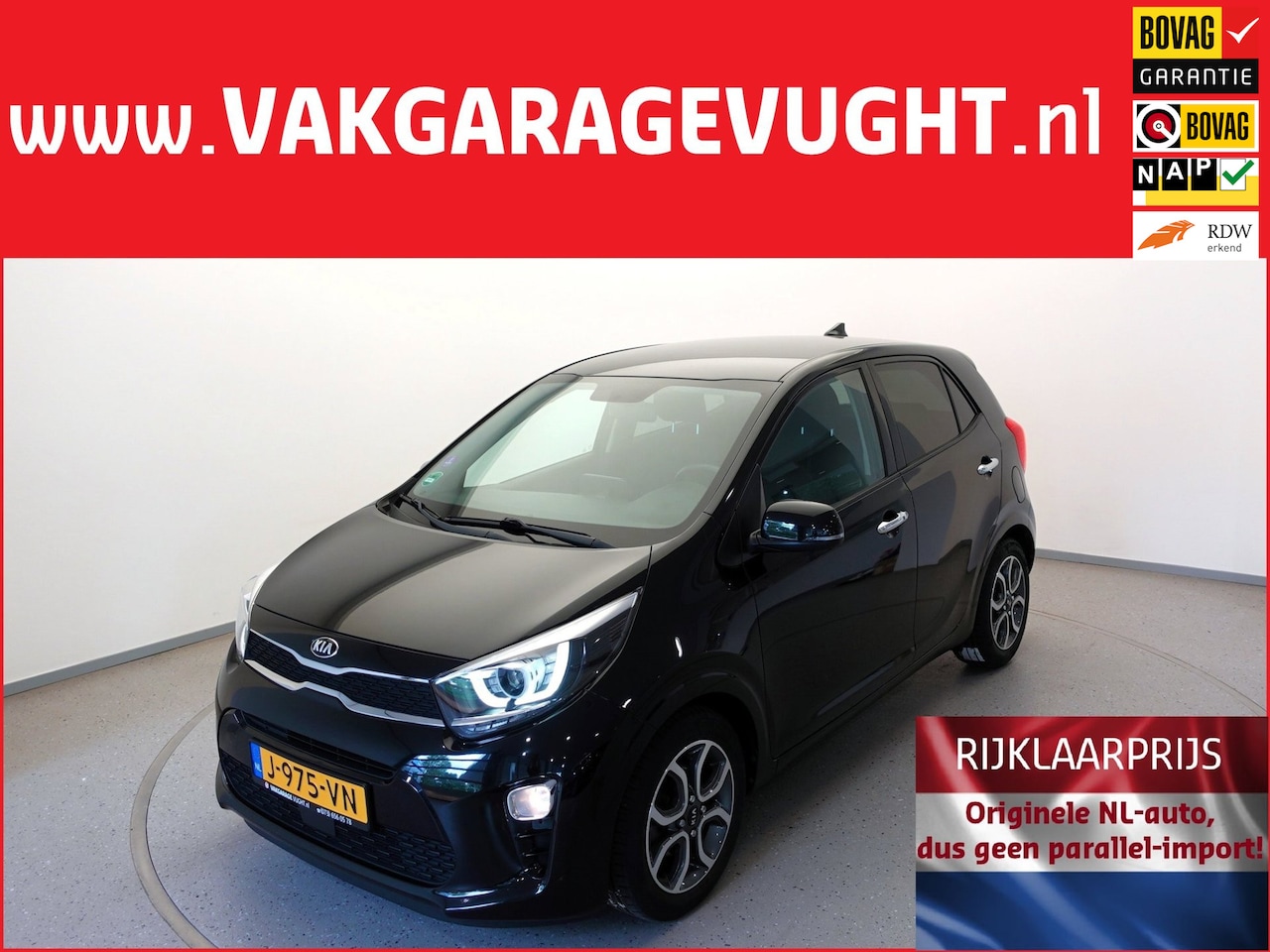 Kia Picanto - 1.0 DPi 67pk 48dkm! DynamicPlusLine AUTOMAAT - AutoWereld.nl