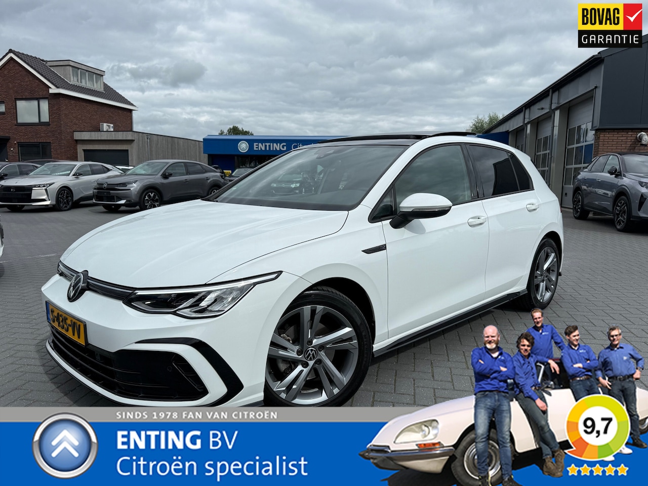 Volkswagen Golf - 1.5 e TSI R-LINE BUSINESS+ SCHUIFDAK ADAPTIVE CRUISE DSG7 SPORTSTOELEN - AutoWereld.nl