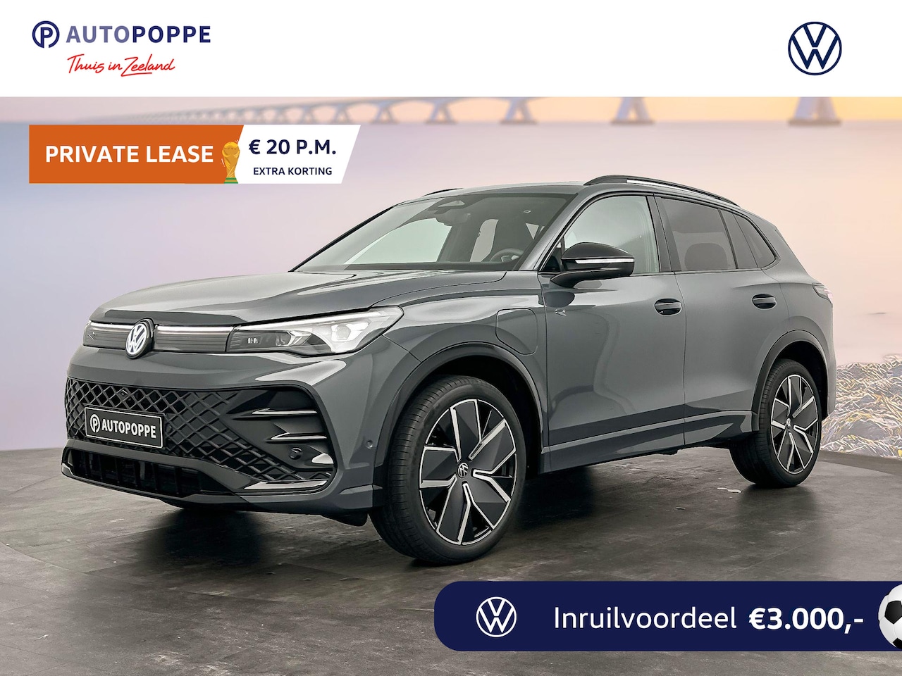 Volkswagen Tiguan - R-Line Edition Plug in Hybride 204 pk Black Style Pakket - AutoWereld.nl