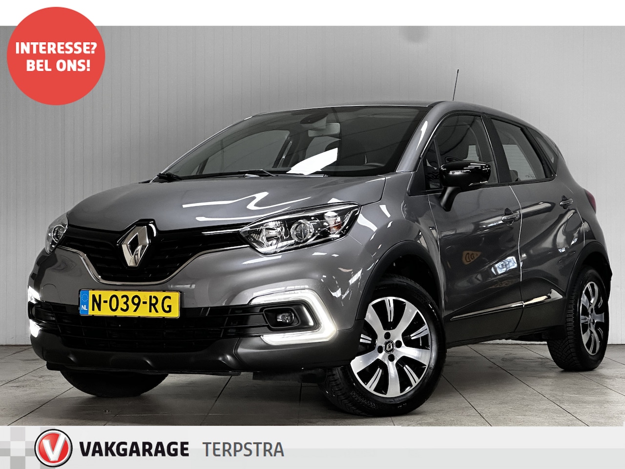 Renault Captur - 0.9 TCe Zen/ Trekhaak!/ LED Dagrijverl./ Keyless/ DAB+/ 16''LMV/ CLima/ Navi/ Cruise/ Blue - AutoWereld.nl