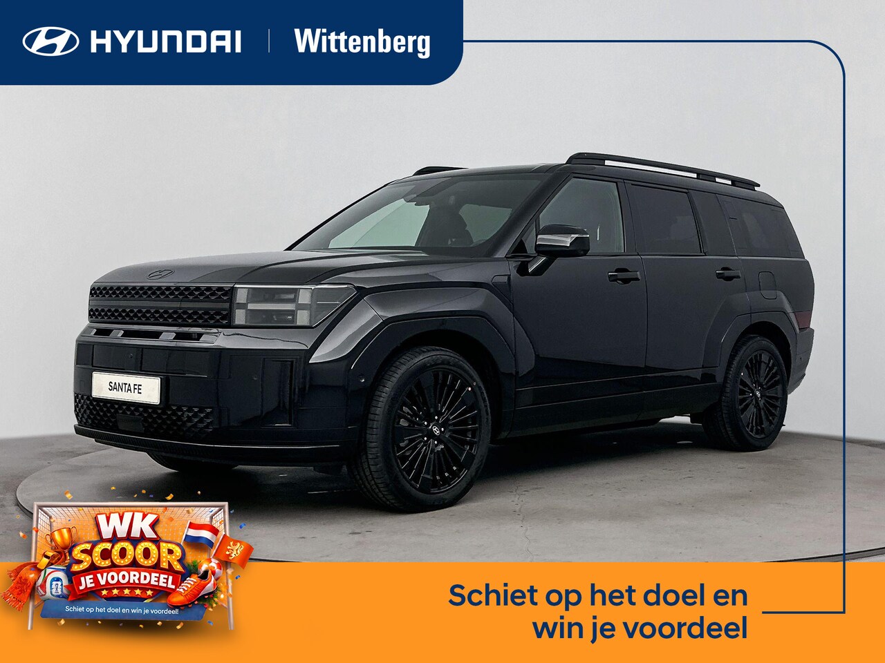 Hyundai Santa Fe - 1.6 T-GDI PHEV Black Line 4WD 7p. | TREKHAAK | - AutoWereld.nl