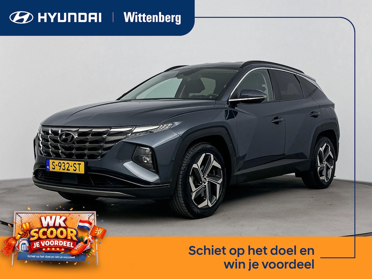 Hyundai Tucson - 1.6 T-GDI HEV Premium | Leer | Trekhaak | Trekgewicht 1650kg | Memory | Stoel + stuurverwa - AutoWereld.nl