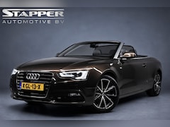 Audi A5 Cabriolet - 2.0 TFSI 211pk Automaat 2x S-Line Navi/Xenon/Led/Leer/Climate/Stoelverw./Pdc/Cruise/Lmv18"