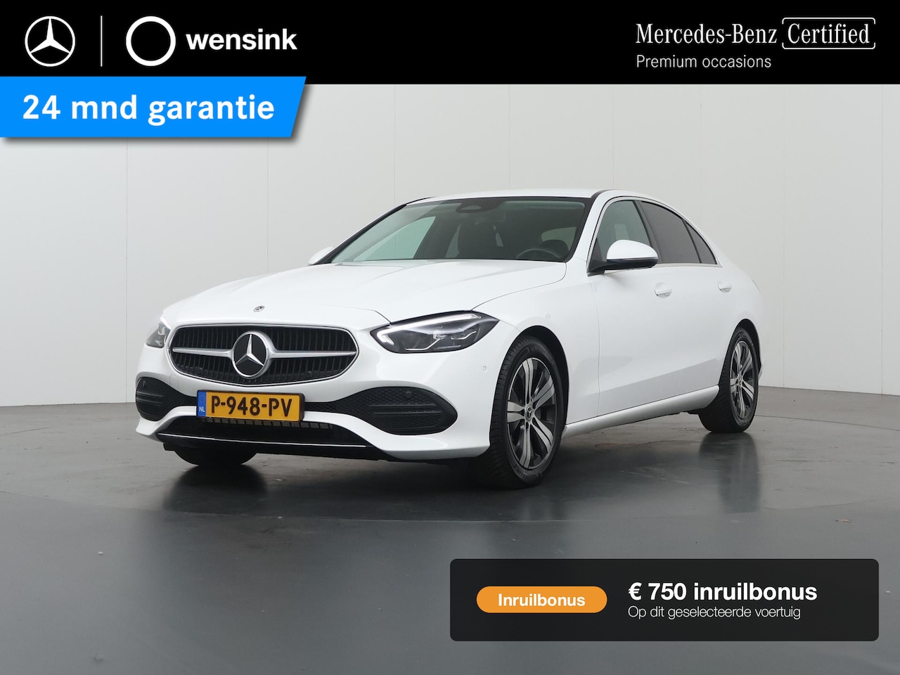 Mercedes-Benz C-klasse - 200 Launch Edition Luxury Line | Distronic | Getint glas | Stoelverwarming | - AutoWereld.nl