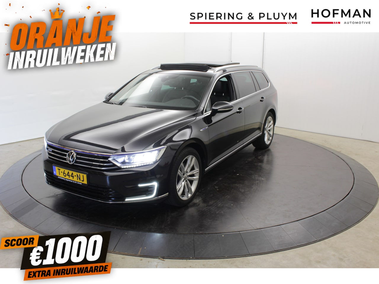 Volkswagen Passat Variant - GTE Pano Zwarte hemel Groot Navi EL Aklep Leder - AutoWereld.nl