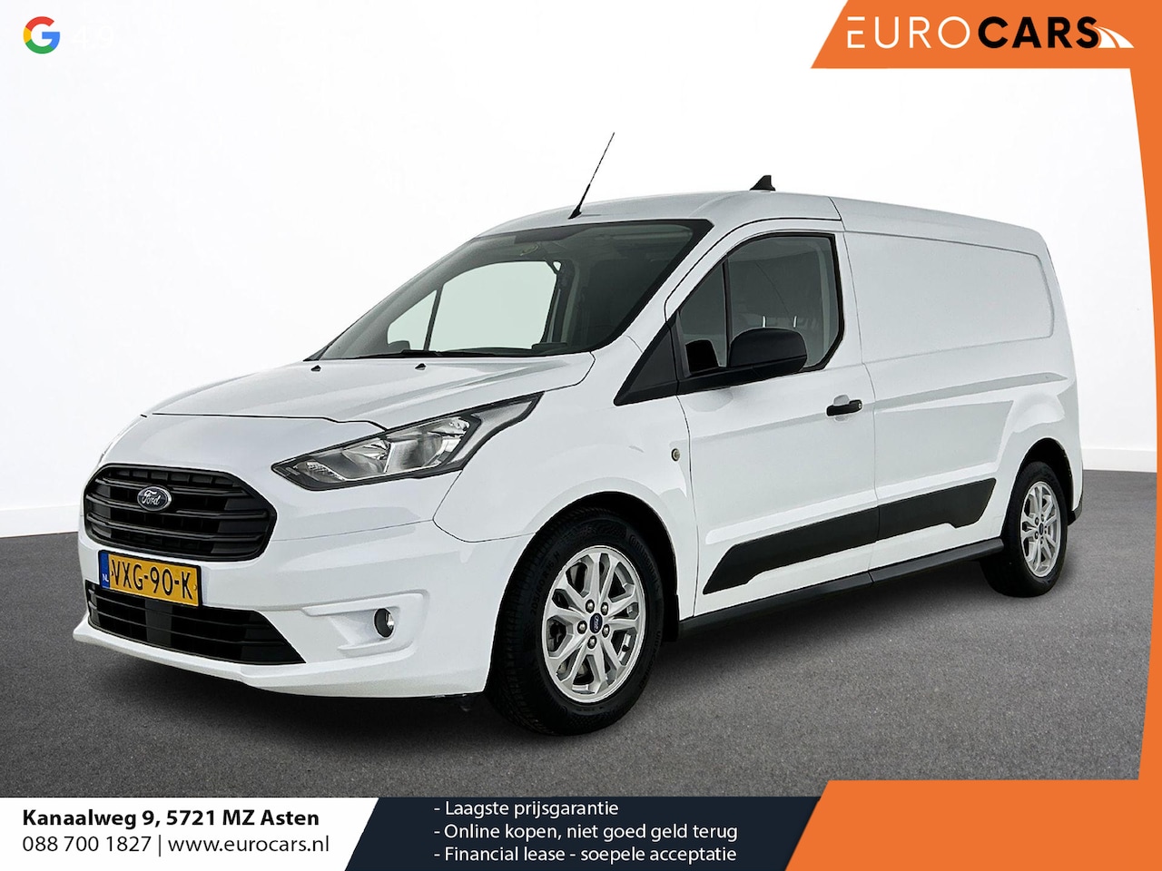 Ford Transit Connect - 1.5 EcoBlue Automaat L2 Trend Navigatie Airco Parkeersensoren Cruise Control Camera - AutoWereld.nl