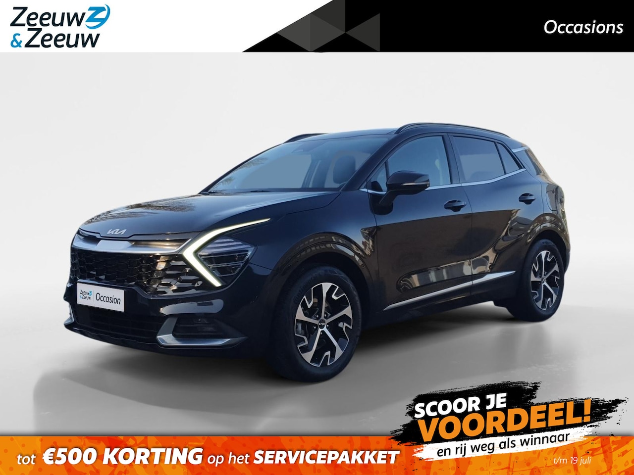 Kia Sportage - 1.6 T-GDi Hybrid DynamicPlusLine | Stoel en stuurverwarming | Panorama schuifdak | Elektri - AutoWereld.nl