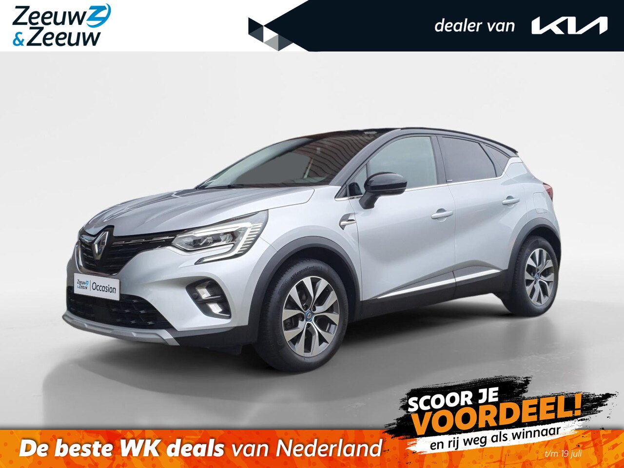Renault Captur - 1.6 E-Tech Plug-in Hybrid 160 Intens | Trekhaak | Navigatie | Camera | Climate control | C - AutoWereld.nl